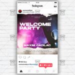 Welcome Night - Flyer PSD Template