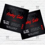Black Friday Discount - Flyer PSD Template | ExclusiveFlyer