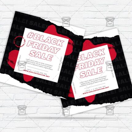 Black Friday Mega Sale - Flyer PSD Template | ExclusiveFlyer