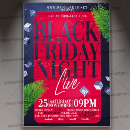 Download Black Friday Night Event Template 1