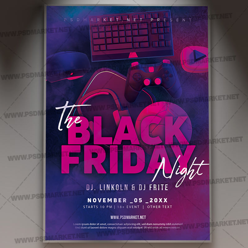 black_friday_night_template_1.jpg Black Friday Night Template - Image 1