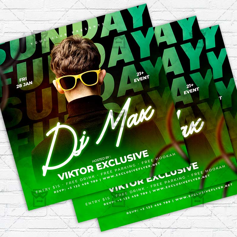 funday_sunday-premium-instagramflyer-template-1.jpg Funday Sunday - Flyer PSD Template | ExclusiveFlyer