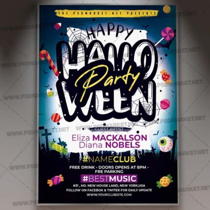 Download Happy Halloween Party Template 1