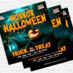 Horror Halloween - Flyer PSD Template | ExclusiveFlyer
