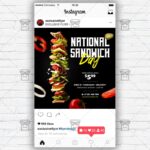 National Sandwich Day - Flyer PSD Template | ExclusiveFlyer