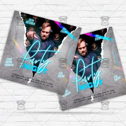Party Night - Flyer PSD Template | ExclusiveFlyer