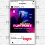 Play Party - Flyer PSD Template | ExclusiveFlyer