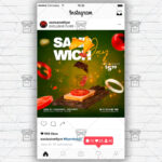 Sandwich Day - Flyer PSD Template | ExclusiveFlyer