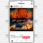 Scarry Madness - Flyer PSD Template | ExclusiveFlyer
