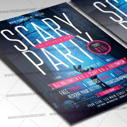 Download Scary Night Party Template 2