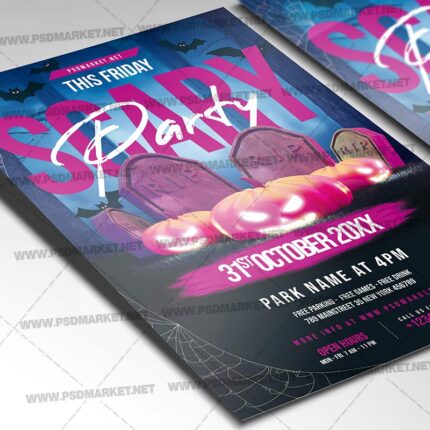 Download Scary Party Night Template 2