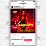 Seductive Saturdays - Flyer PSD Template | ExclusiveFlyer