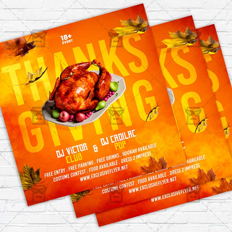 thanksgiving_night-premium-instagramflyer-template-1.jpg Thanksgiving Night - Flyer PSD Template | ExclusiveFlyer