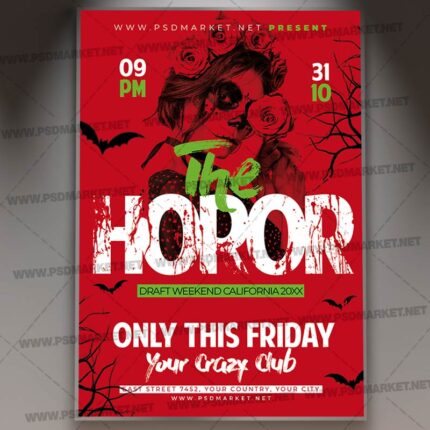 Download The Horor Party Template 1