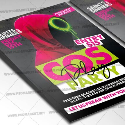 Download Cos Play Party Template 2