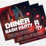 Dinner Bash - Flyer PSD Template | ExclusiveFlyer