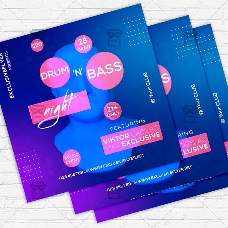 drumnbass_night-premium-instagramflyer-template-1.jpg Drumnbass Night - Flyer PSD Template | ExclusiveFlyer