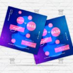 Drumnbass Night - Flyer PSD Template | ExclusiveFlyer