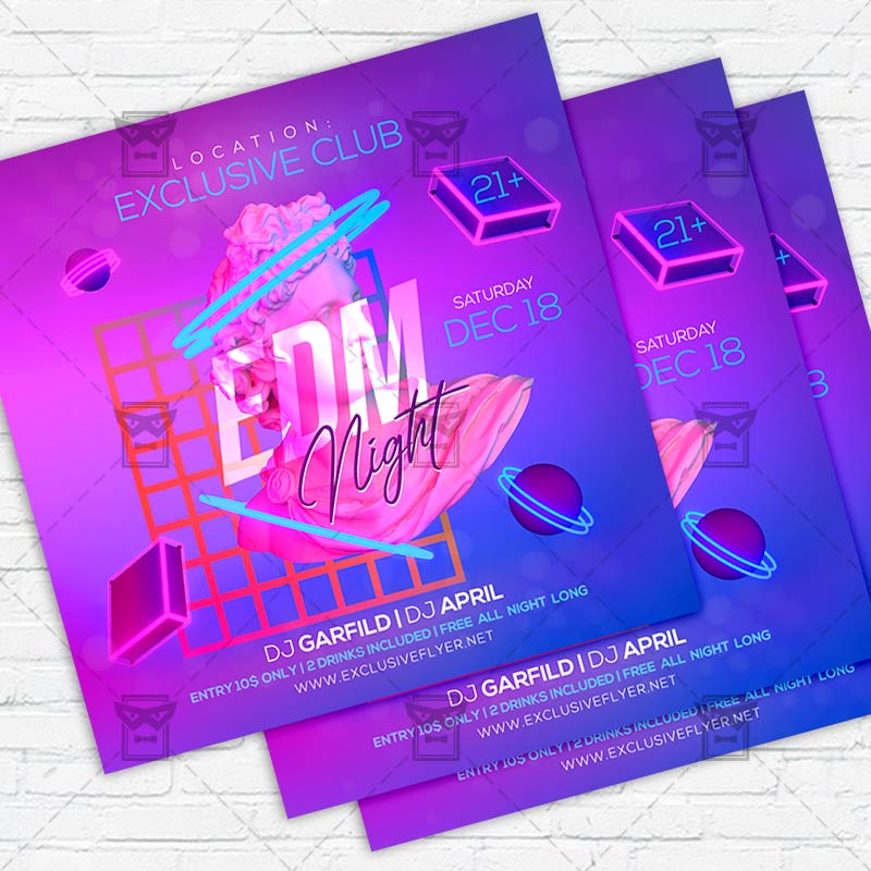 edm_night-premium-instagramflyer-template-1.jpg EDM Night - Flyer PSD Template | ExclusiveFlyer