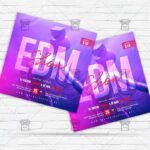 EDM Show - Flyer PSD Template | ExclusiveFlyer