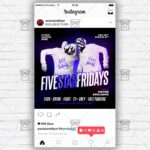 Five Stars Fridays - Flyer PSD Template | ExclusiveFlyer