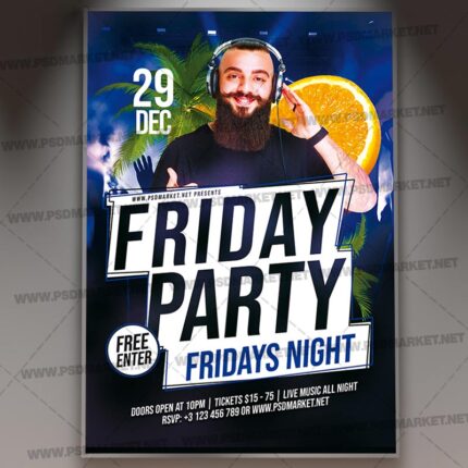 Download Friday Party Template 1