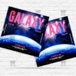 Galaxy Party - Flyer PSD Template | ExclusiveFlyer