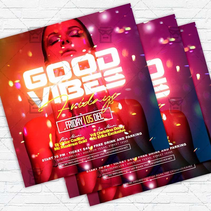 good_vibes-premium-instagramflyer-template-1.jpg Good Vibes - Flyer PSD Template | ExclusiveFlyer