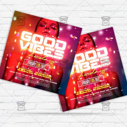 Good Vibes - Flyer PSD Template | ExclusiveFlyer