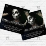 Harlem Nights - Flyer PSD Template | ExclusiveFlyer