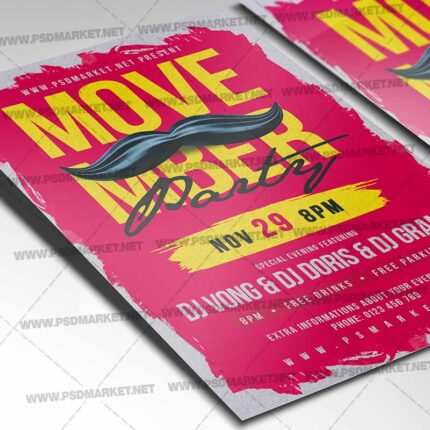 Download Movember Party Event Template 2