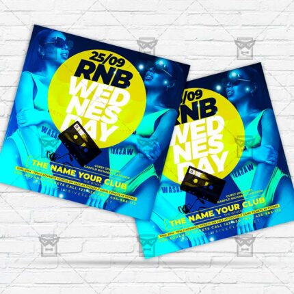 RnB Wednesdays - Flyer PSD Template | ExclusiveFlyer