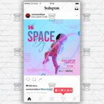 Space Dj - Flyer PSD Template | ExclusiveFlyer