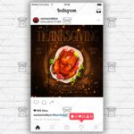 Thanksgiving Dinner - Flyer PSD Template | ExclusiveFlyer