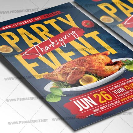 Download Thanksgiving Party Event Template 2