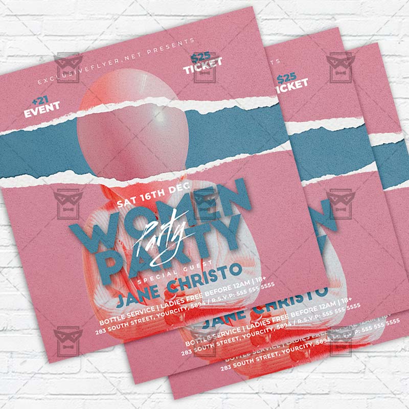 women_party-premium-instagramflyer-template-1.jpg Women Party - Flyer PSD Template | ExclusiveFlyer