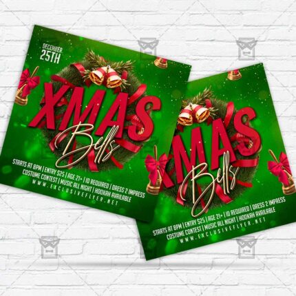 Christmas Bells - Flyer PSD Template | ExclusiveFlyer