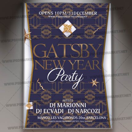 Download Gatsby New Year Template 1