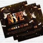 Gatsby NYE - Flyer PSD Template | ExclusiveFlyer
