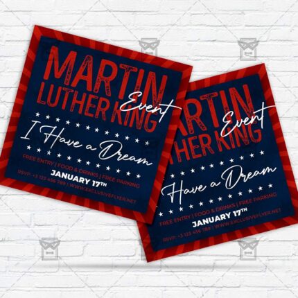 MLK Day Event - Flyer PSD Template | ExclusiveFlyer