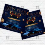 NYE Extravaganza - Flyer PSD Template | ExclusiveFlyer