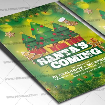 Download Santas Coming Template 2