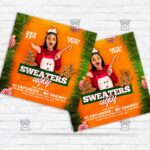 Ugly Sweaters - Flyer PSD Template | ExclusiveFlyer