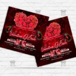 Valentines Dj Bash - Flyer PSD Template | ExclusiveFlyer