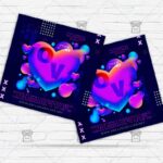 Valentines Event - Flyer PSD Template | ExclusiveFlyer