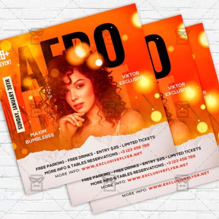 Afrobeat Night - Flyer PSD Template | ExclusiveFlyer