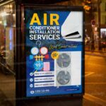 Download Air Conditioner Services PSD Template 3