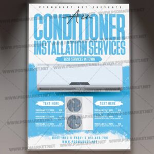 Download Air Conditioner PSD Template 1