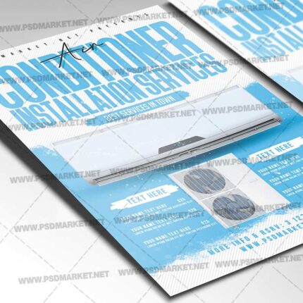 Download Air Conditioner PSD Template 2