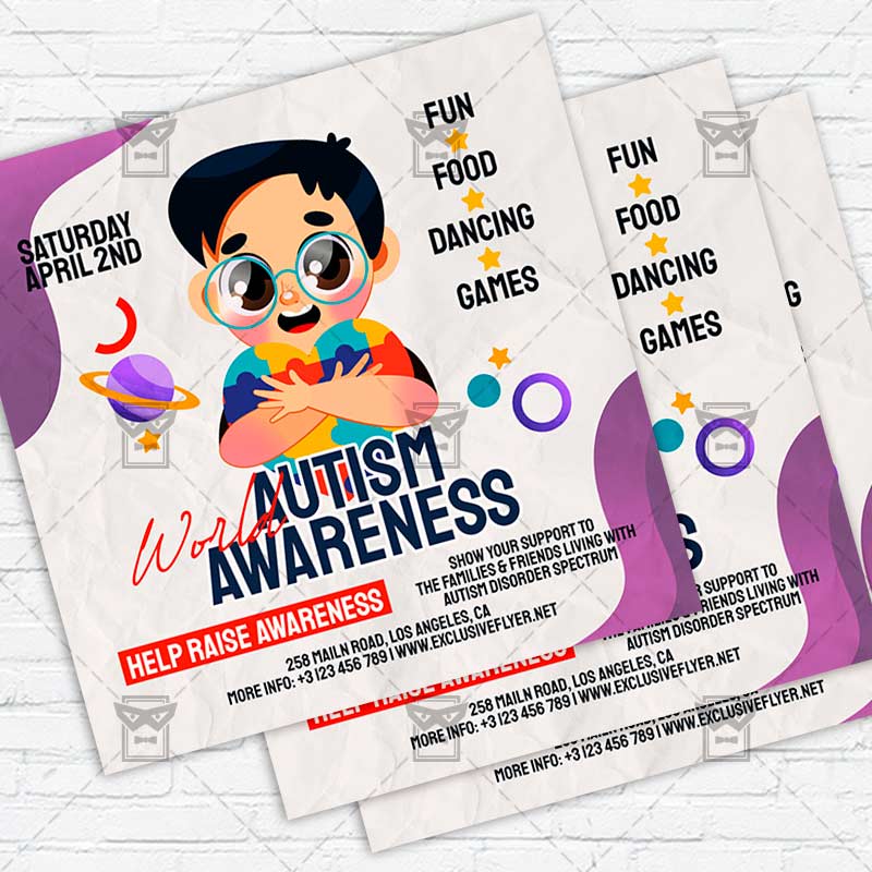 autism_awareness-premium-instagramflyer-template-1.jpg Autism Awareness - Flyer PSD Template | ExclusiveFlyer
